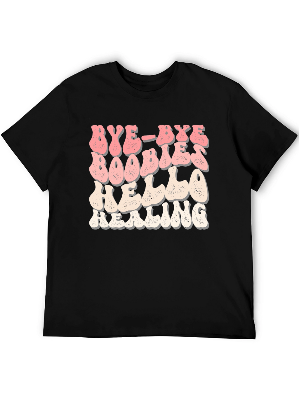 Bye Bye Boobies Hello Healing Graphic Tee