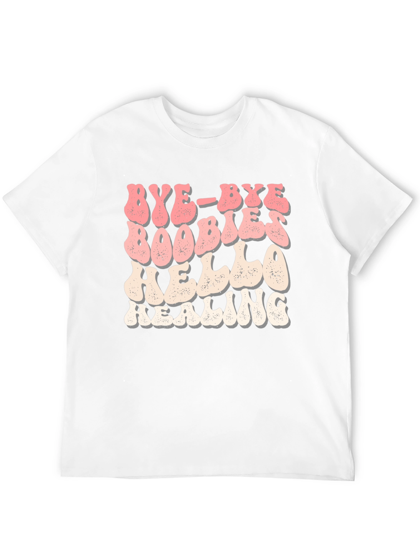 Bye Bye Boobies Hello Healing Graphic Tee
