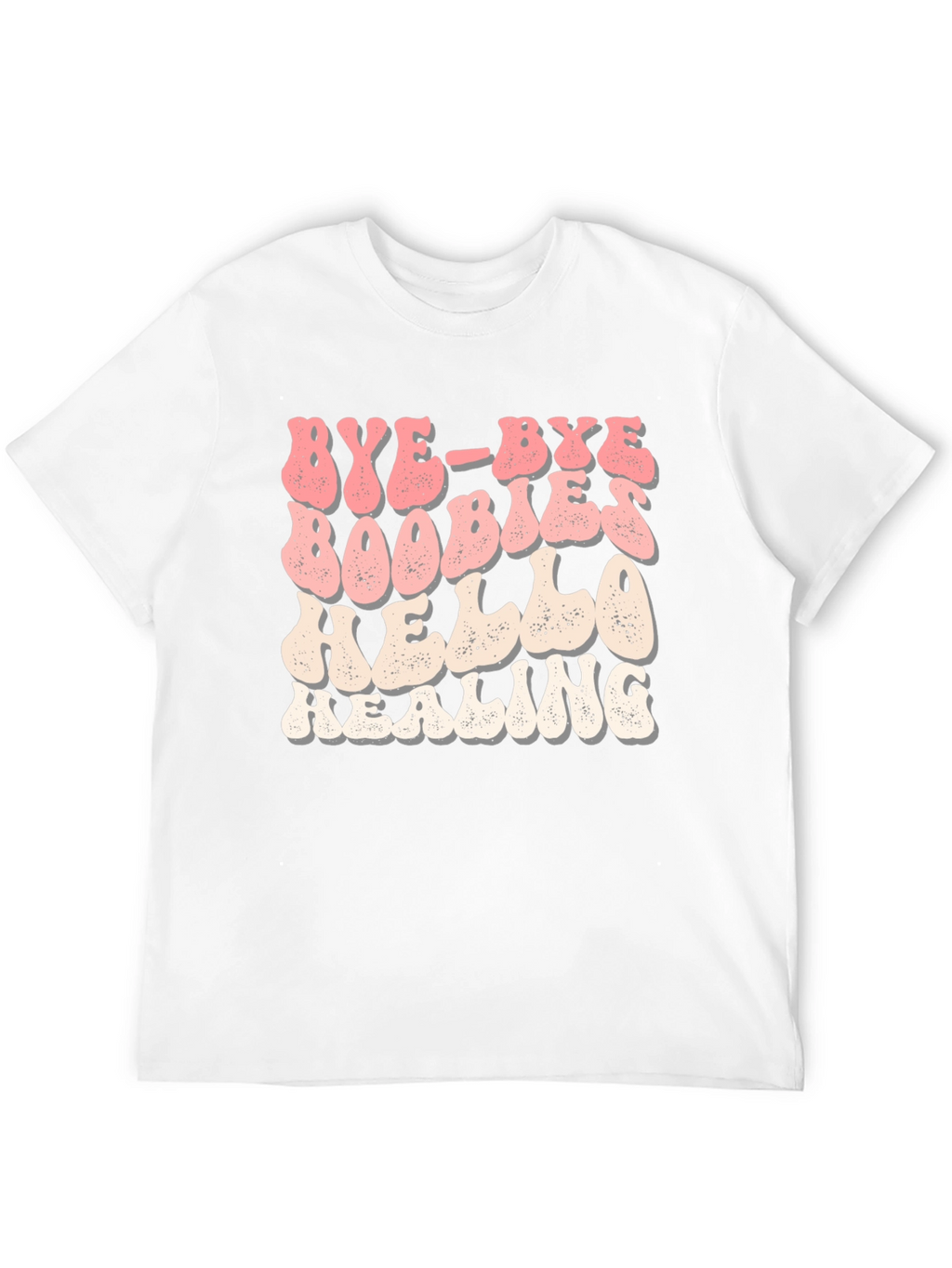 Bye Bye Boobies Hello Healing Graphic Tee