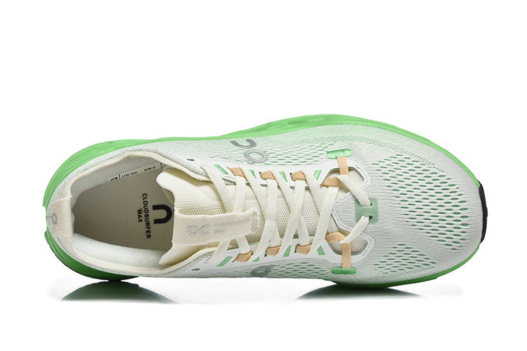 On Cloudsurfer Max Road-Running Shoes White/Green