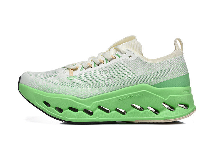 On Cloudsurfer Max Road-Running Shoes White/Green