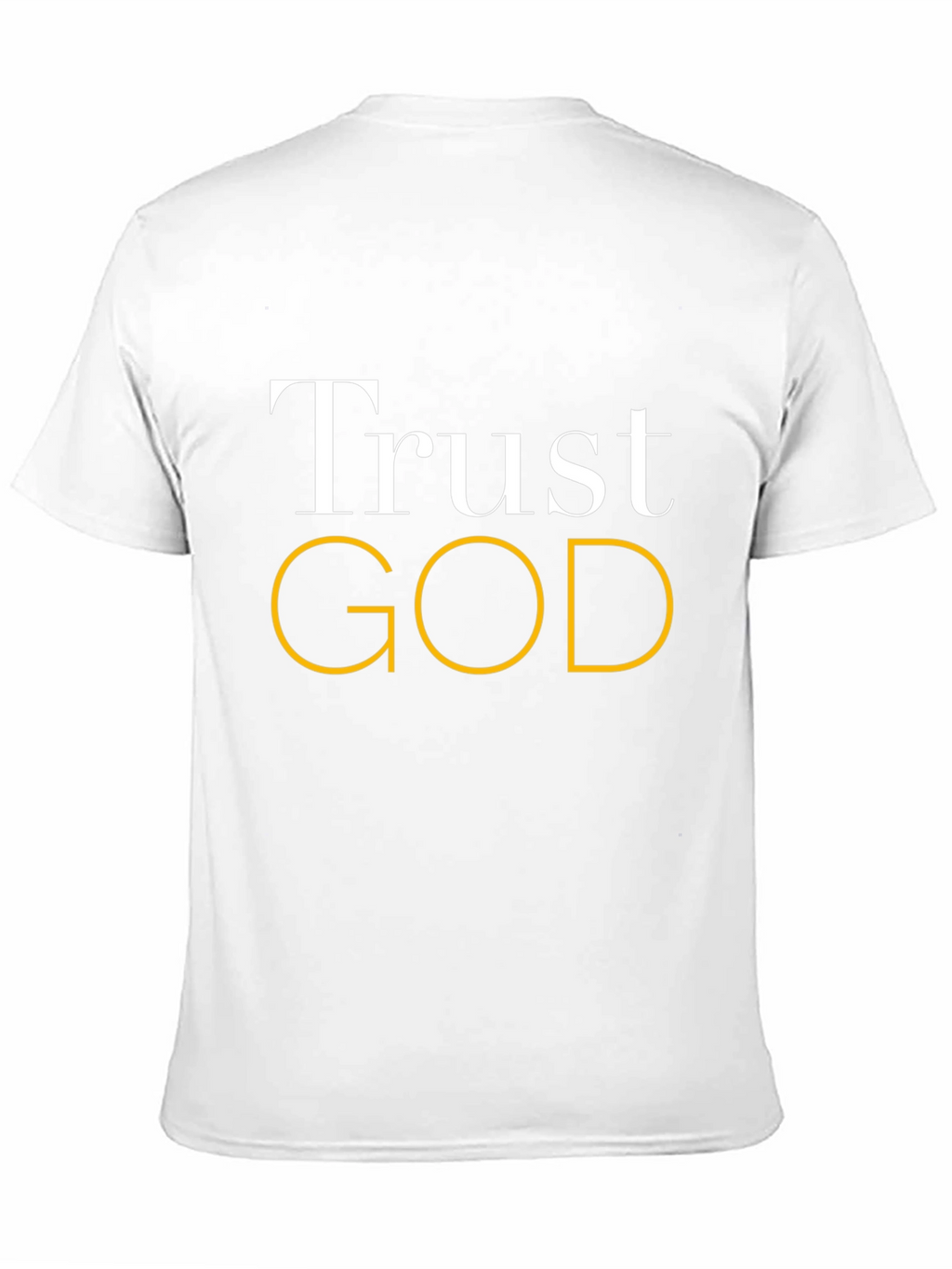 Trust God Graphic Black T-Shirt