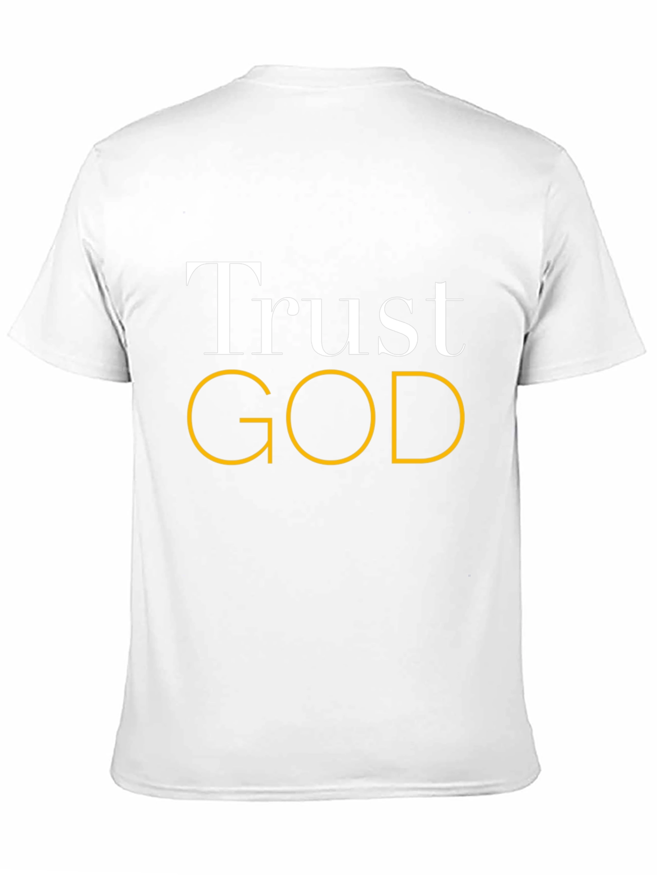 Trust God Graphic Black T-Shirt