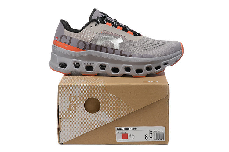 On Running Cloudmonster Sneakers Gray | Orange