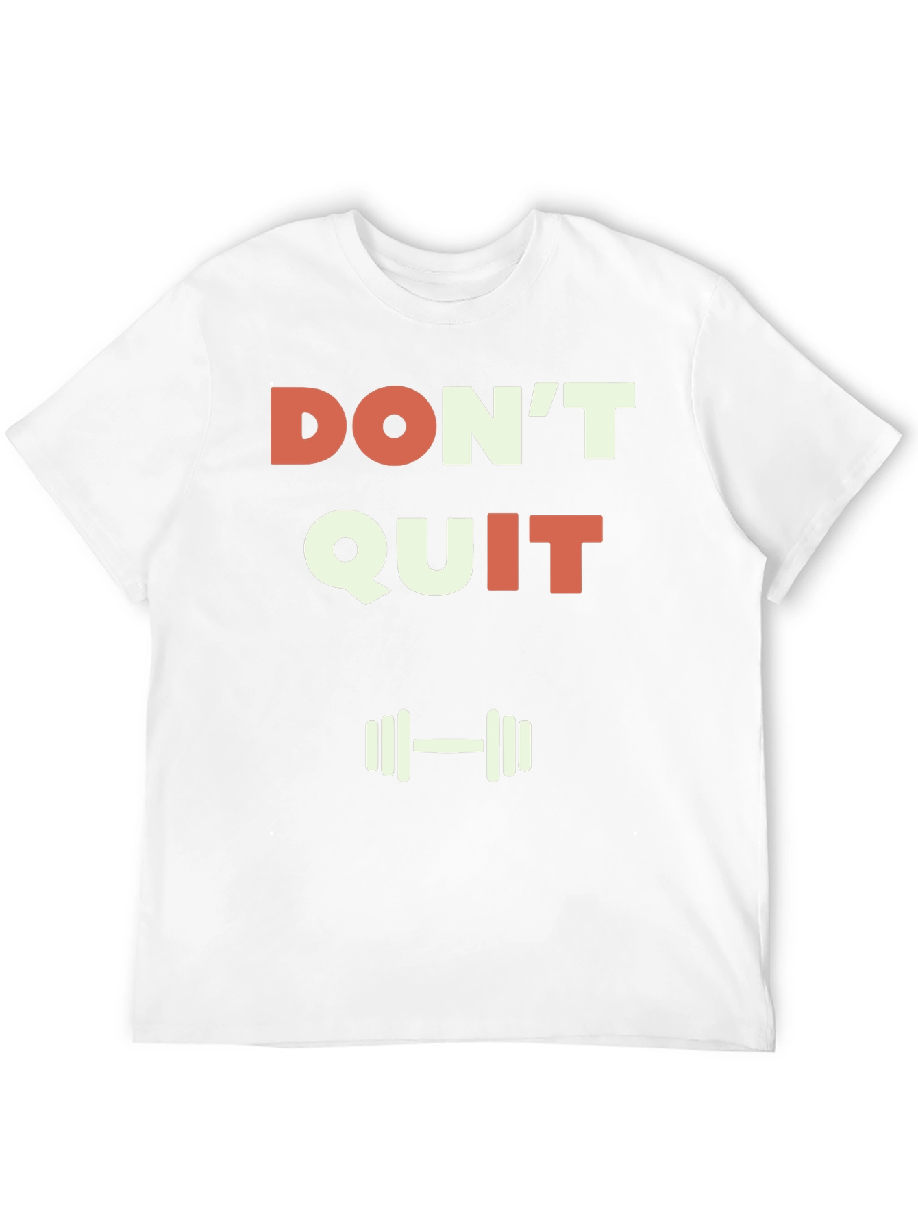 Dont Quit Graphic T-Shirt - Motivational Gym Tee