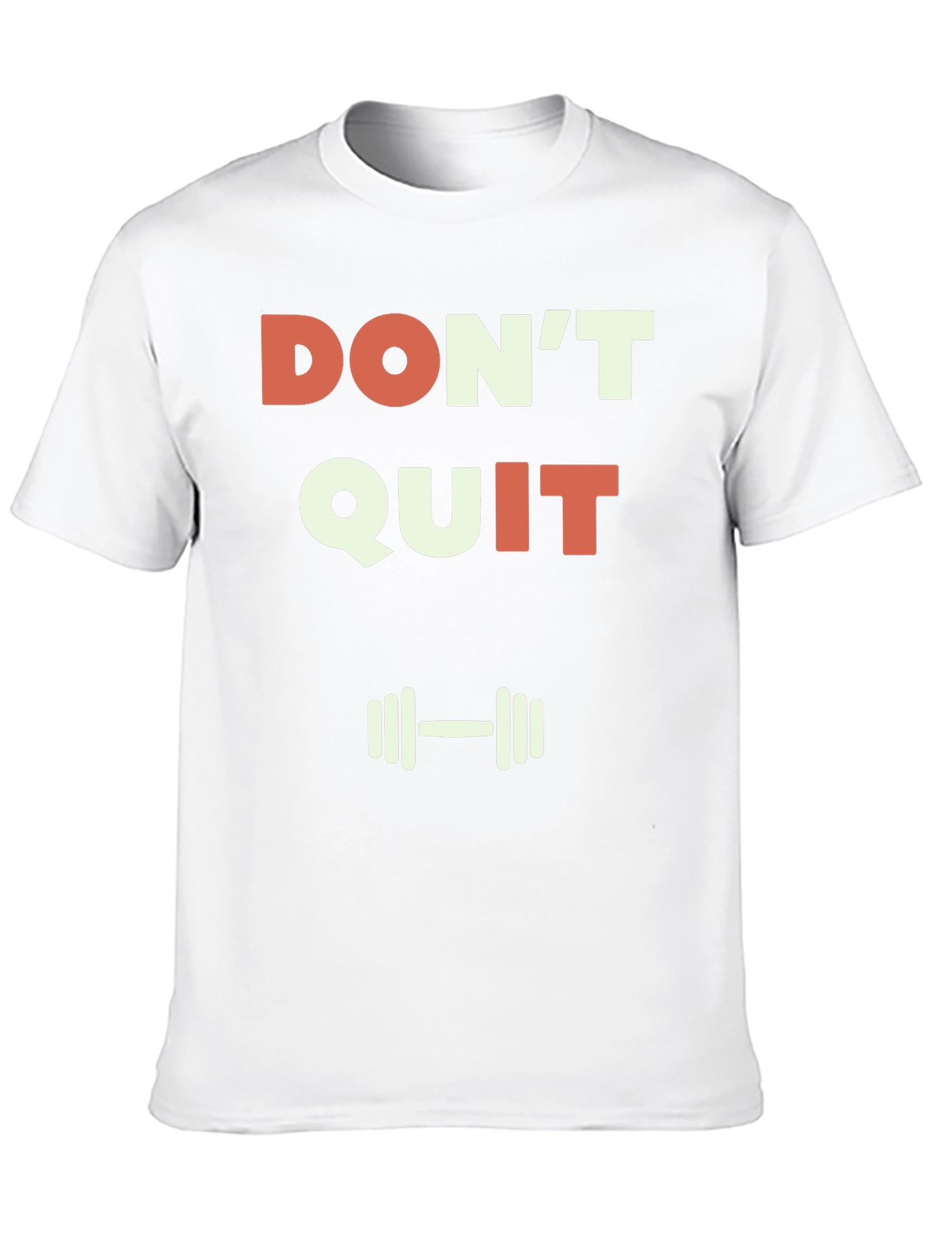 Dont Quit Graphic T-Shirt - Motivational Gym Tee