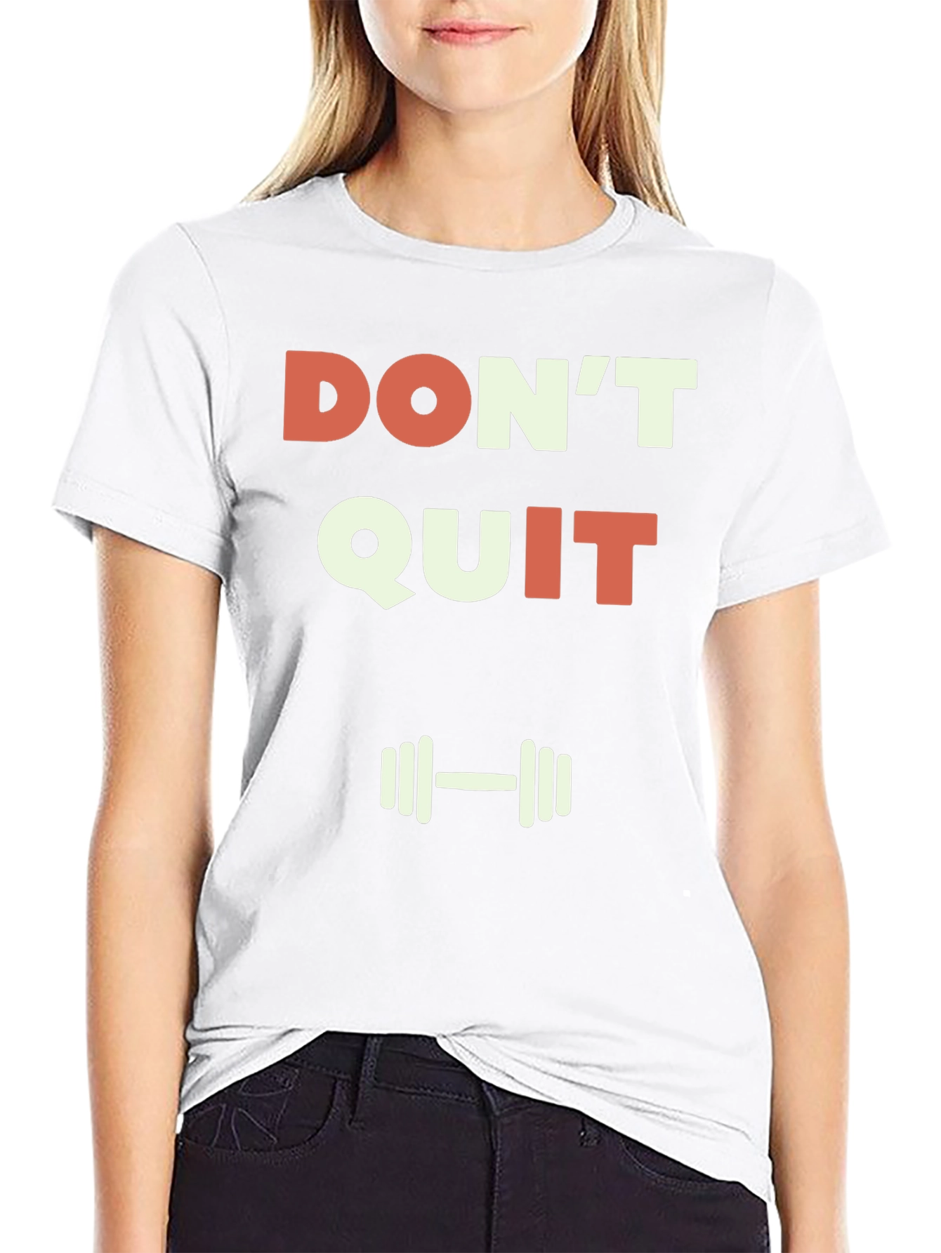 Dont Quit Graphic T-Shirt - Motivational Gym Tee