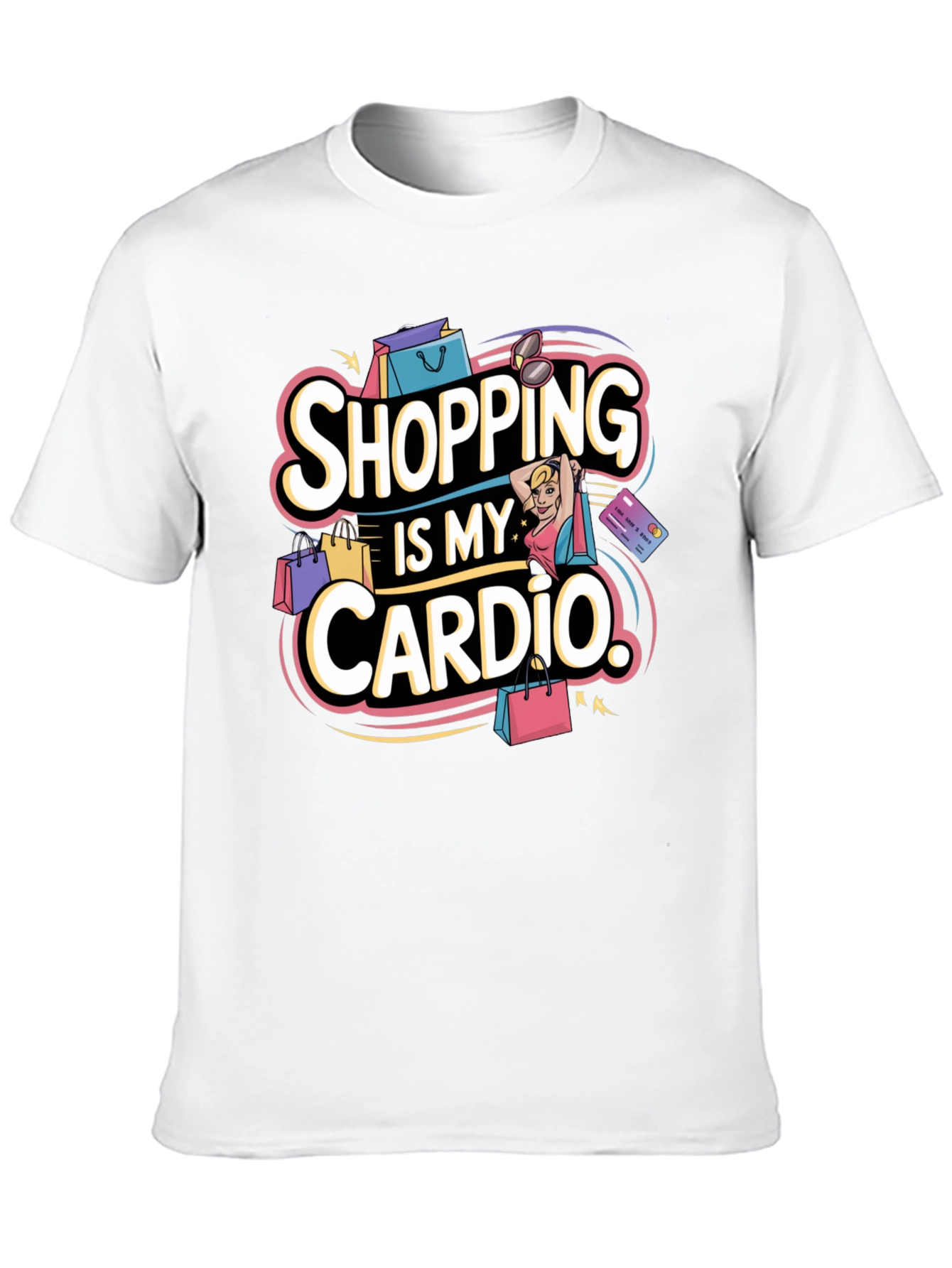 Shopping Is My Cardio Graphic Tee
