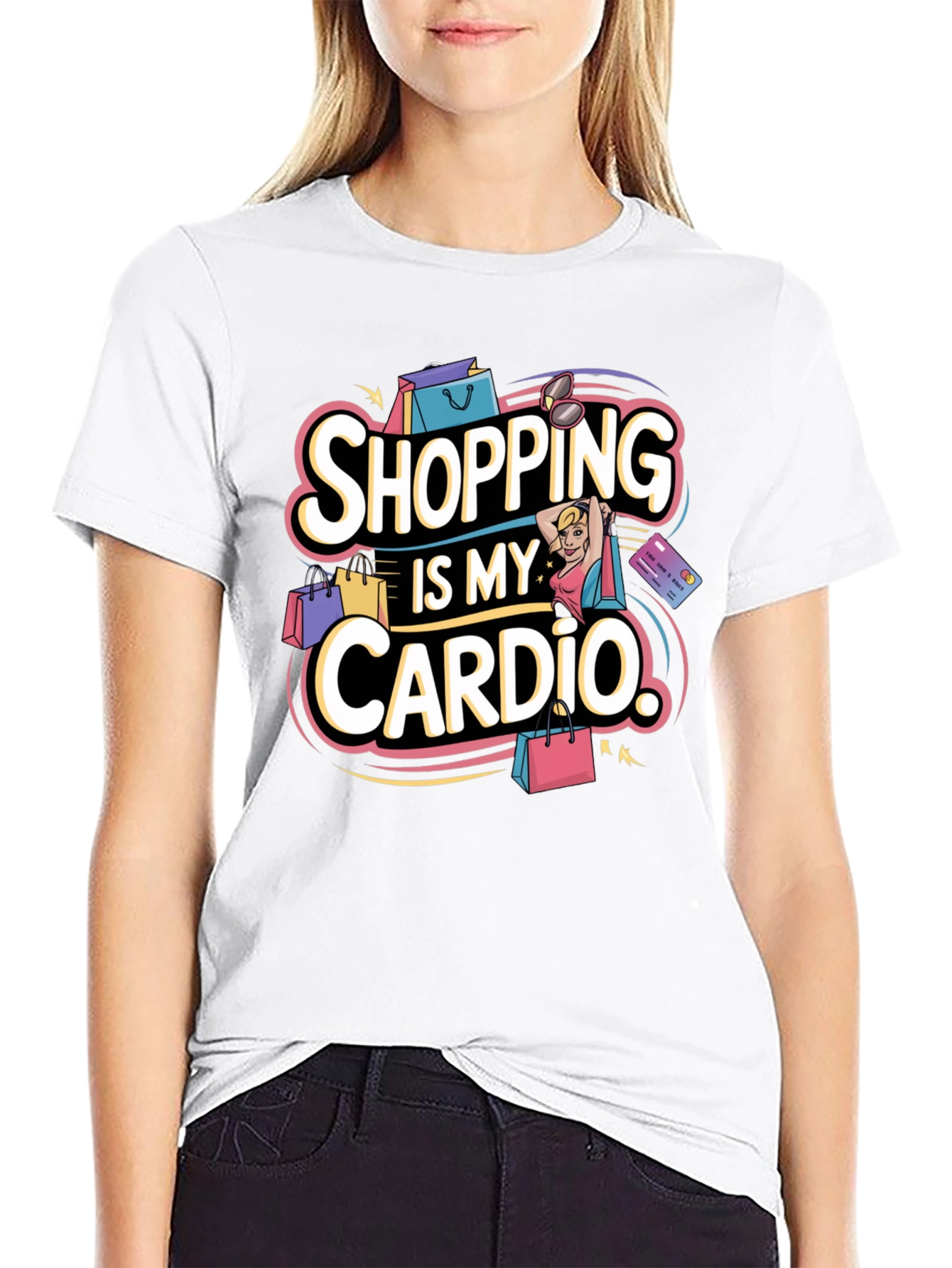Shopping Is My Cardio Graphic Tee