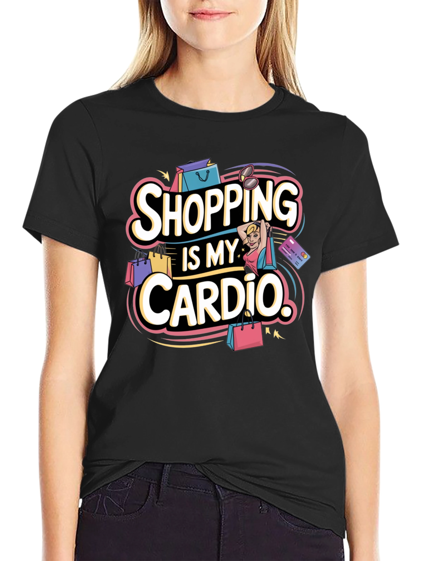 Shopping Is My Cardio Graphic Tee
