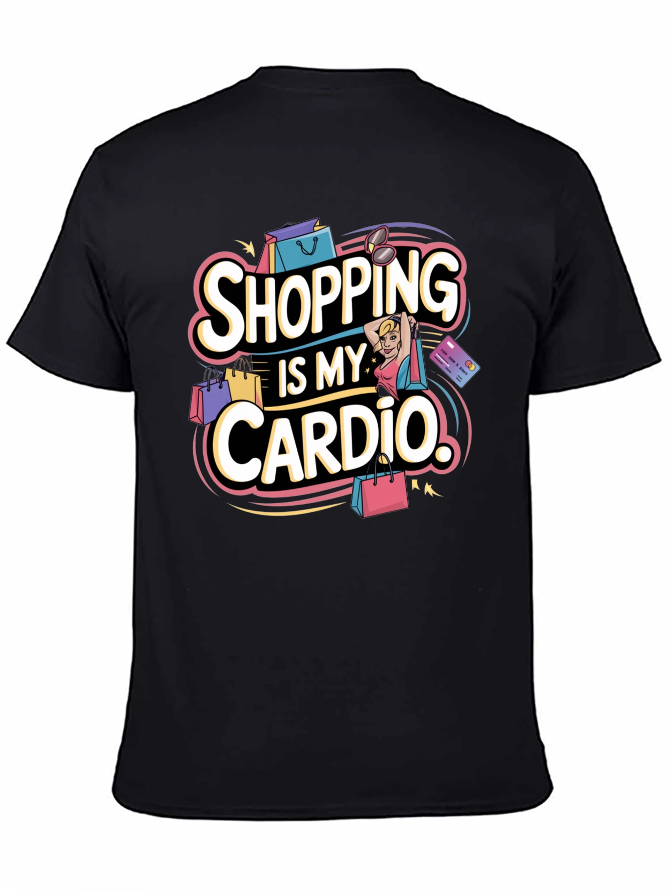 Shopping Is My Cardio Graphic Tee