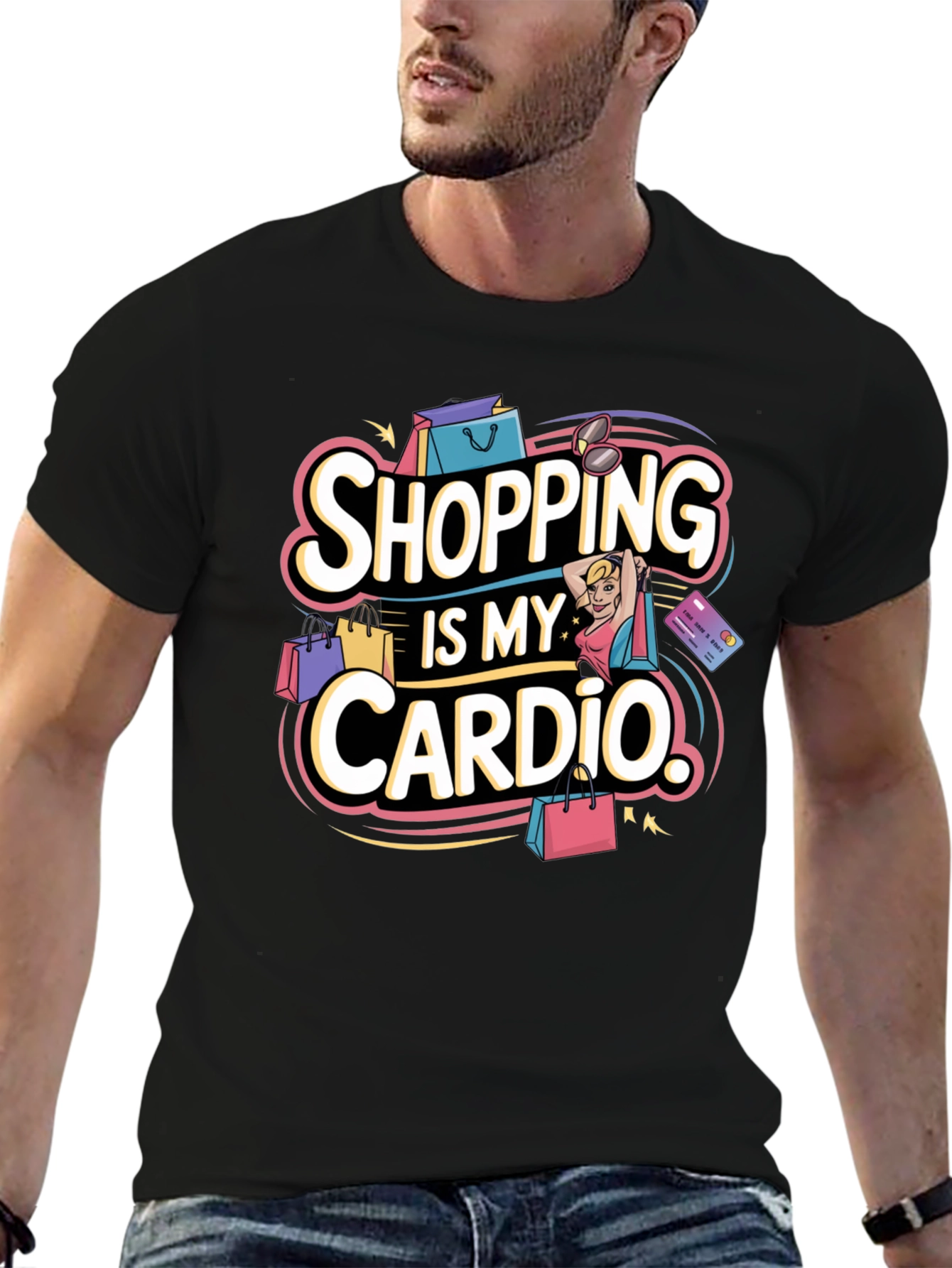 Shopping Is My Cardio Graphic Tee