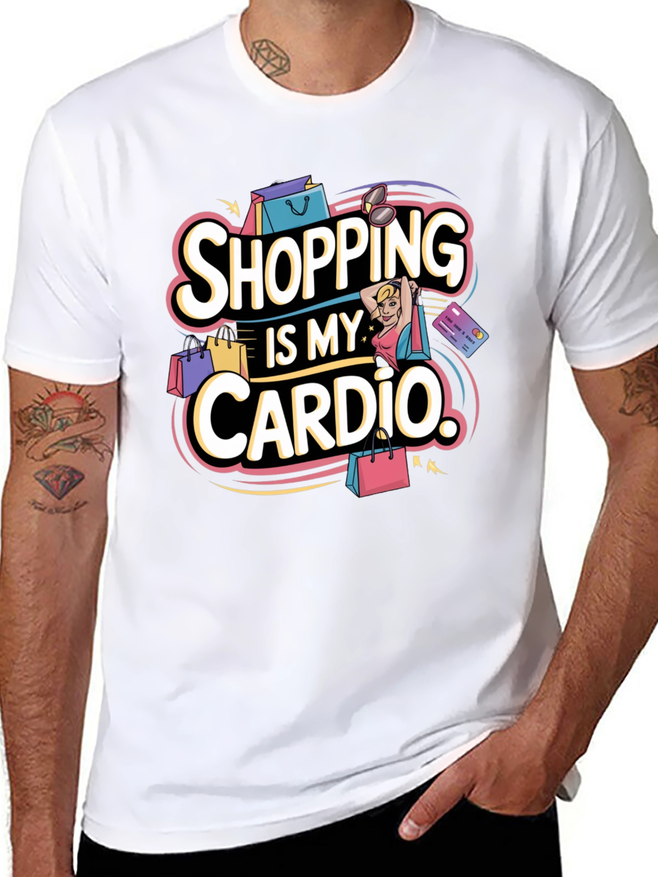 Shopping Is My Cardio Graphic Tee