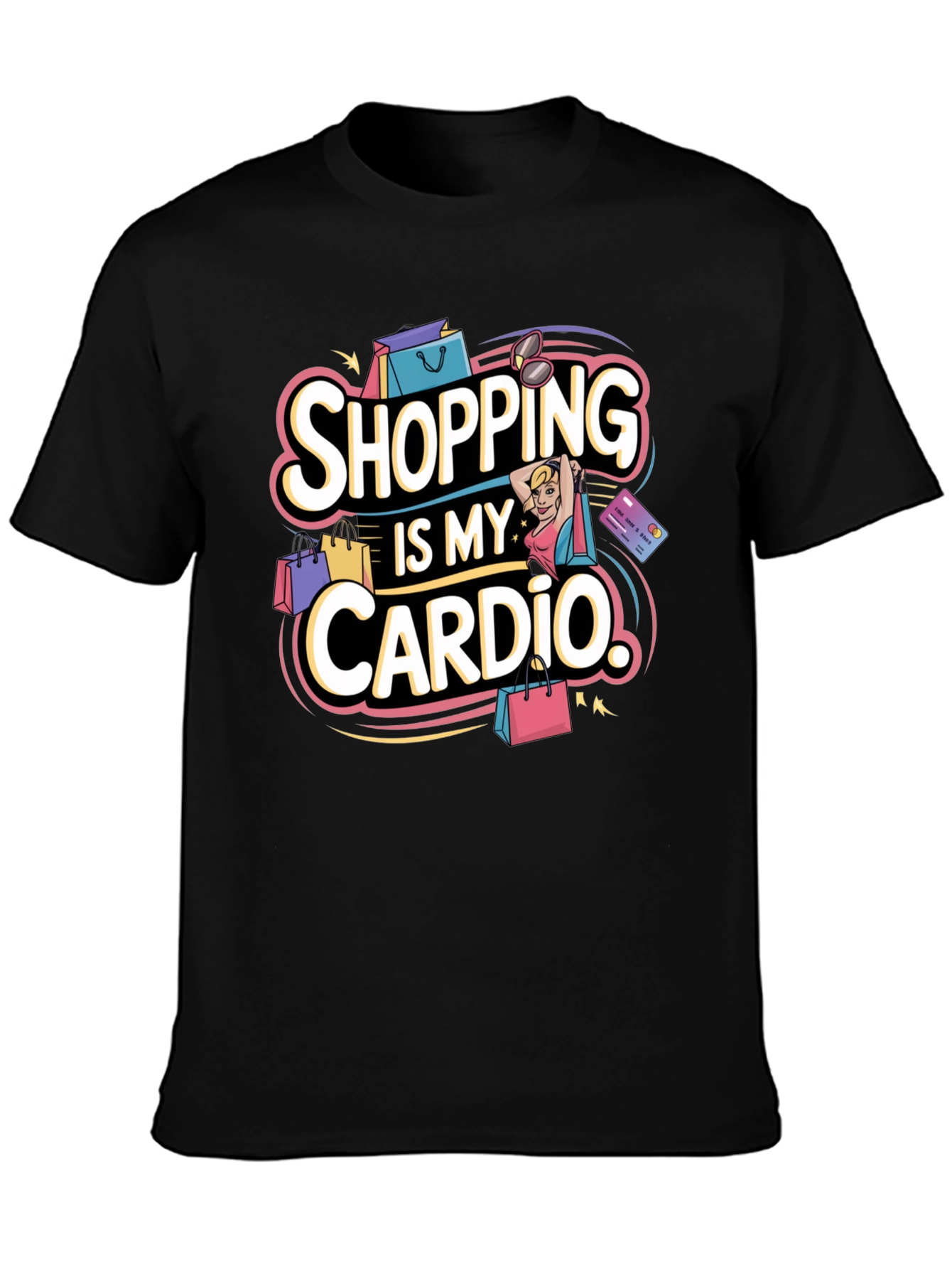 Shopping Is My Cardio Graphic Tee