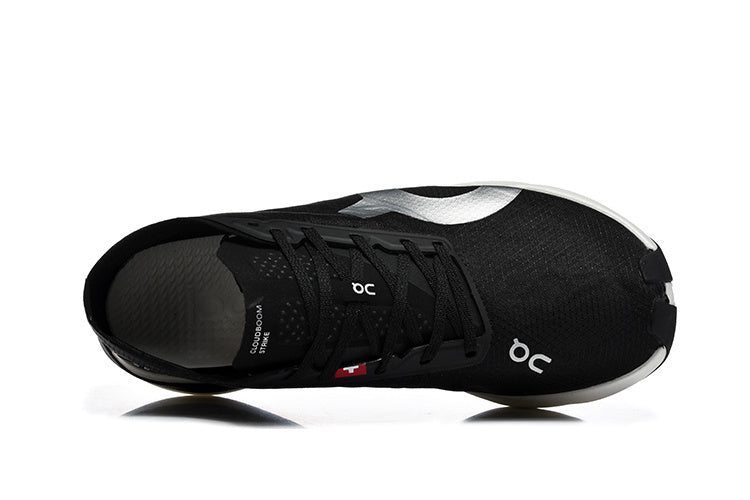 On Cloudboom Strike Running Shoes Black White