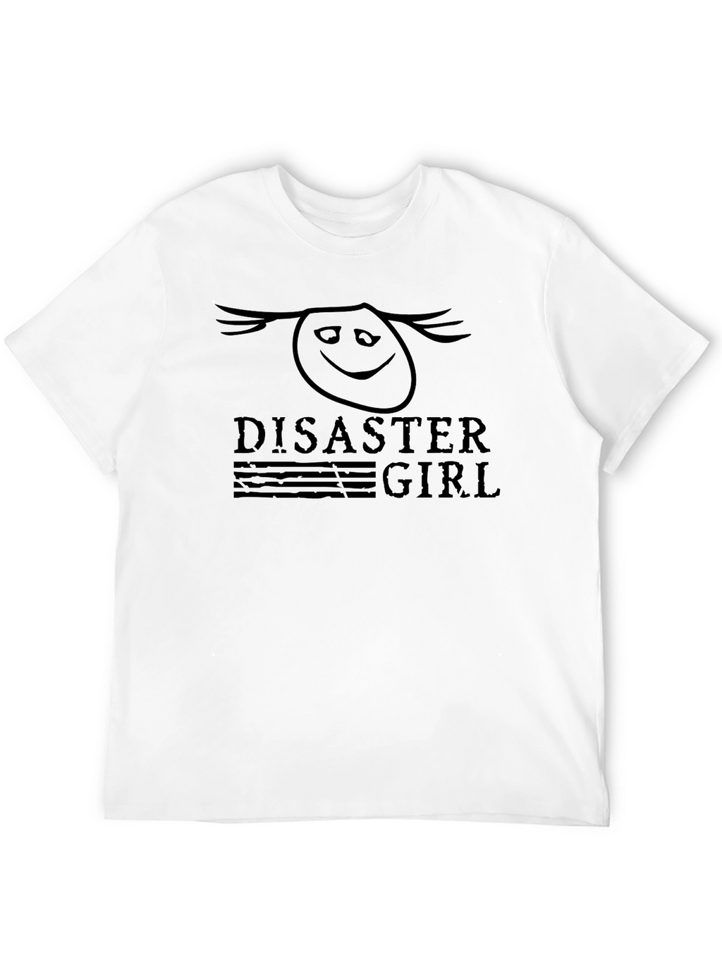 Disaster Girl Graphic Black T-Shirt
