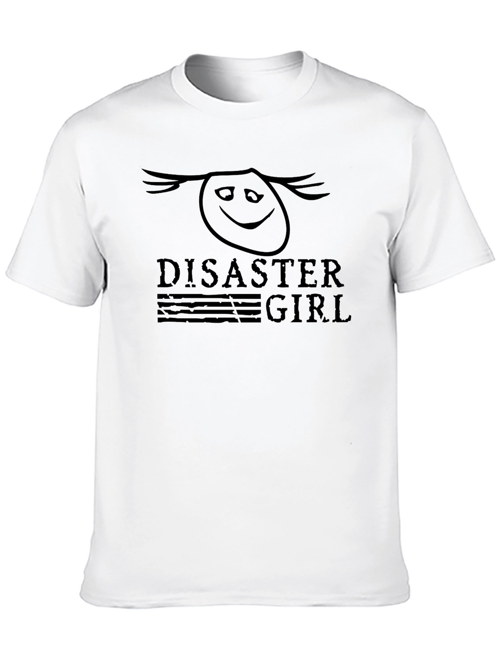 Disaster Girl Graphic Black T-Shirt