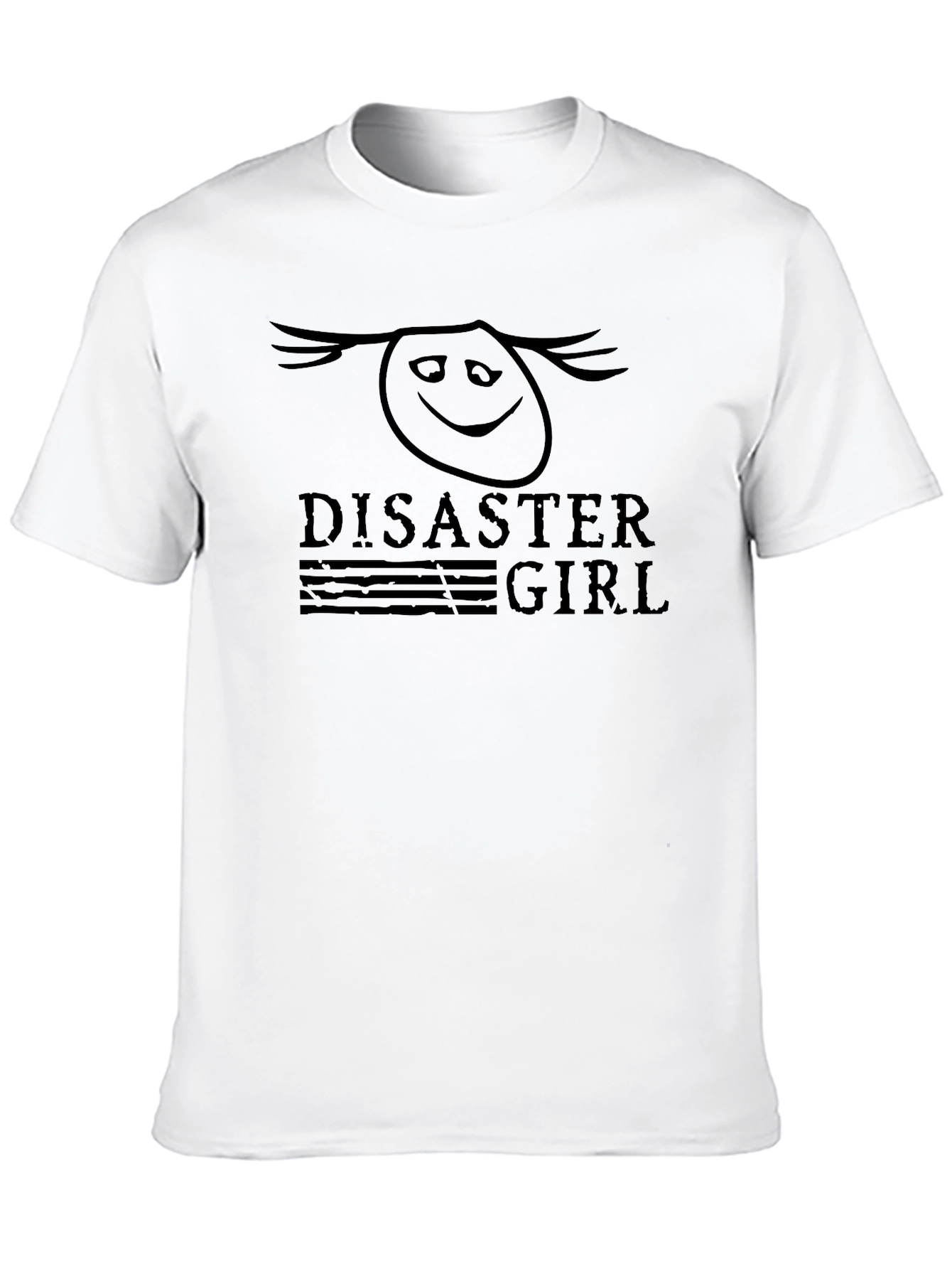 Disaster Girl Graphic Black T-Shirt