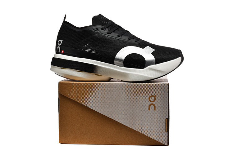 On Cloudboom Strike Running Shoes Black White