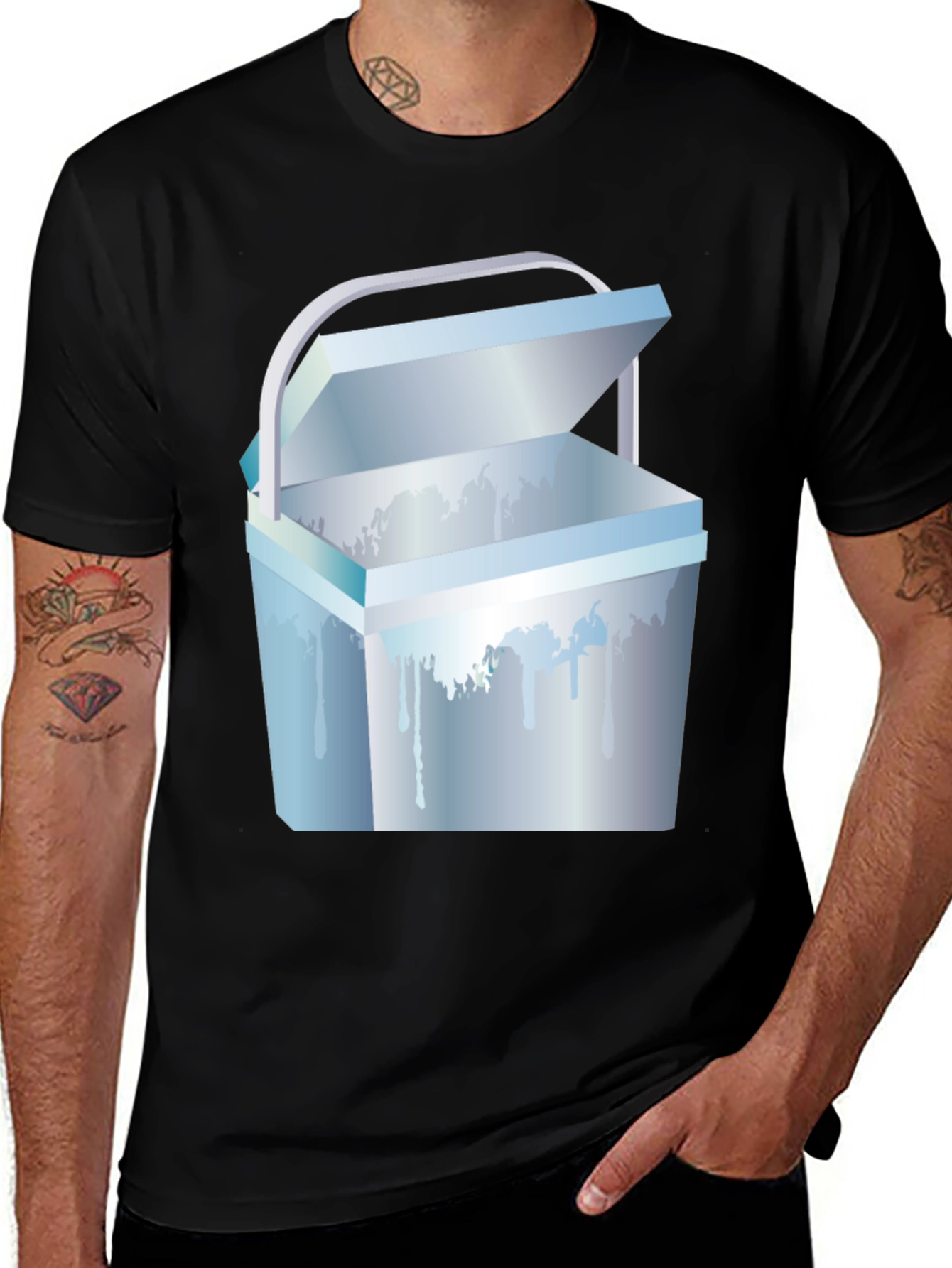 Cooler Graphic T-Shirt - Novelty Tee