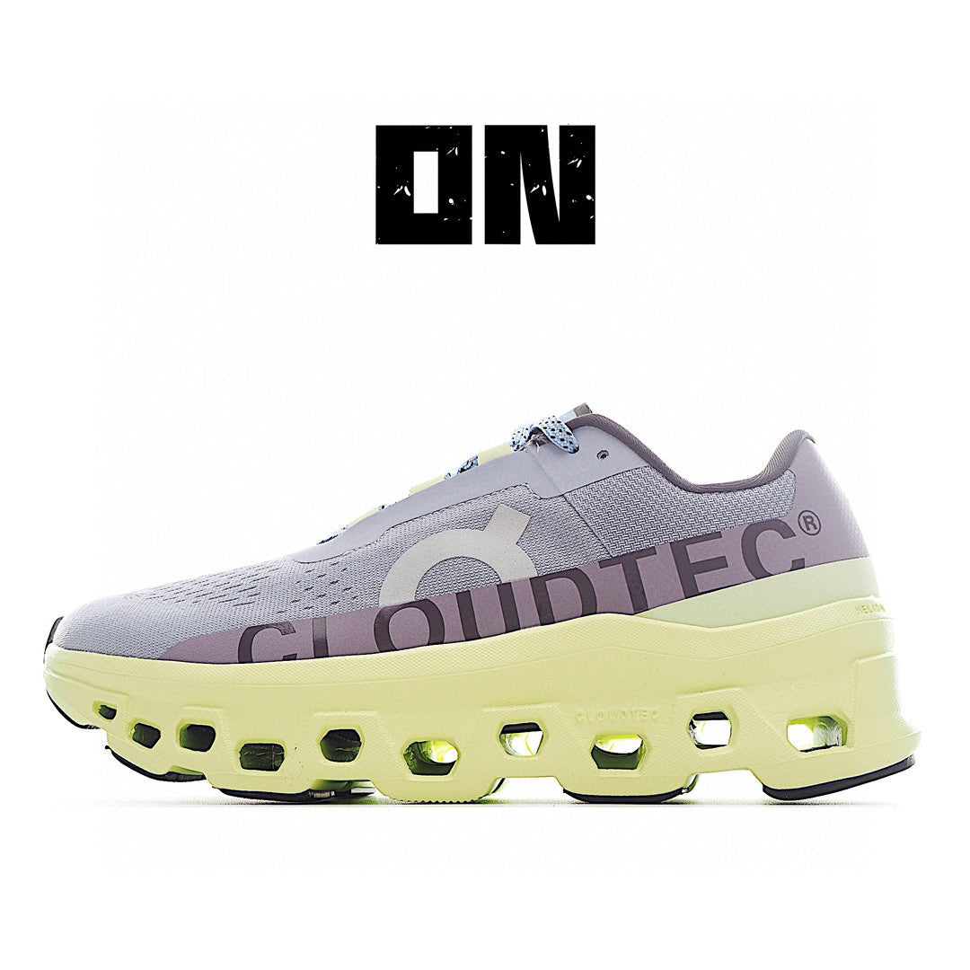 On Running Cloudmonster Sneakers Gray-purple | Yellow