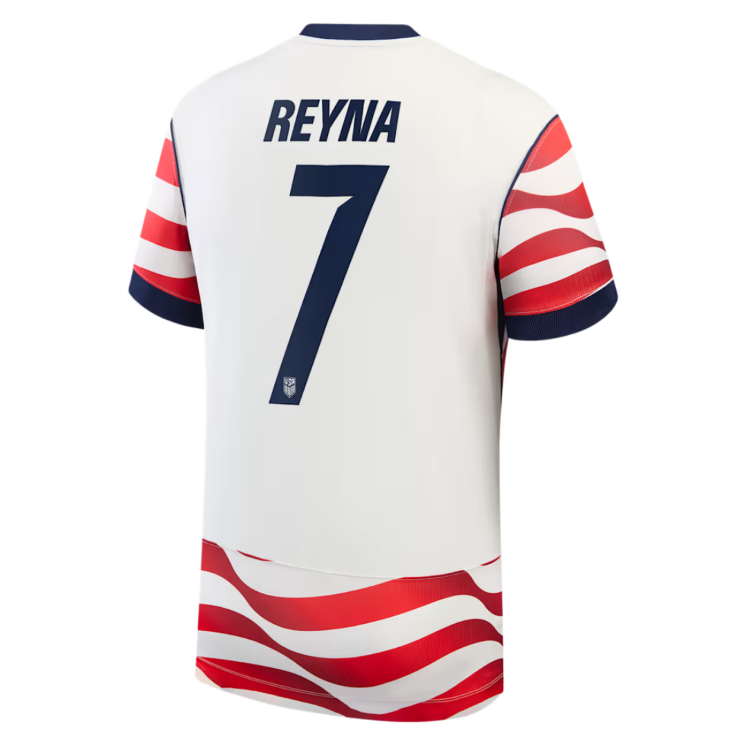 Reyna #7 USMNT USA Home Jersey World Cup 2026