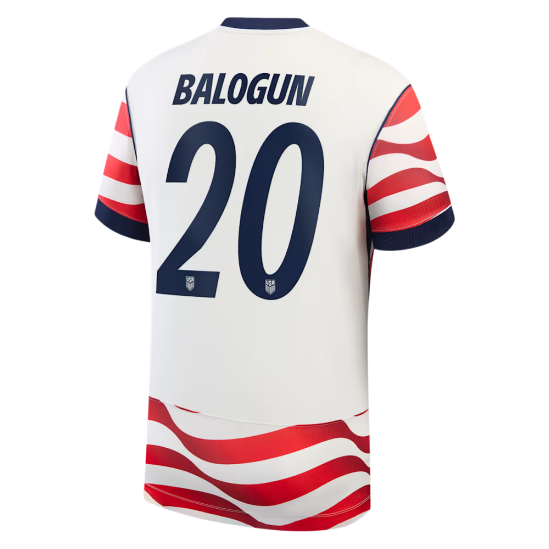 Balogun #20 USMNT USA Home Jersey World Cup 2026