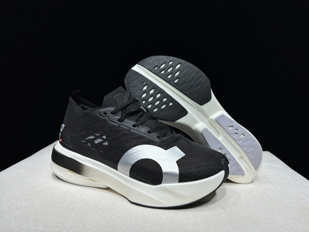 On Cloudboom Strike Running Shoes Black White