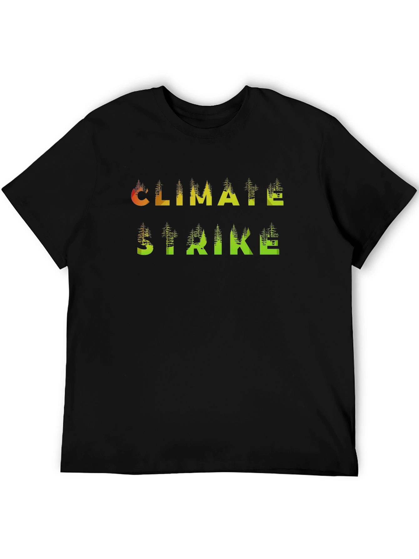Climate Strike Tree Graphic T-Shirt