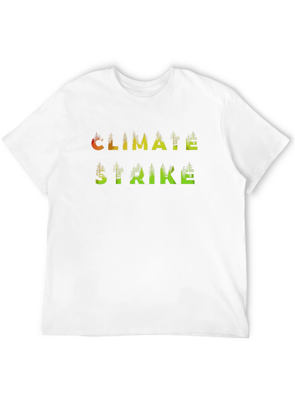 Climate Strike Tree Graphic T-Shirt