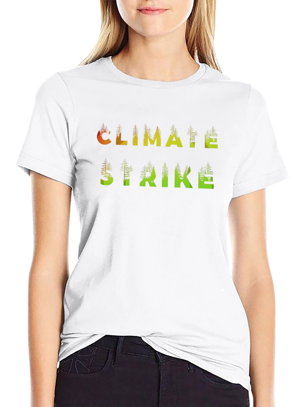 Climate Strike Tree Graphic T-Shirt