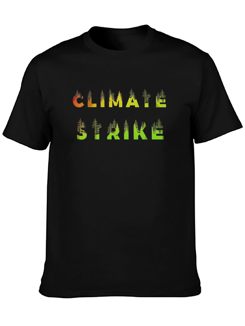 Climate Strike Tree Graphic T-Shirt