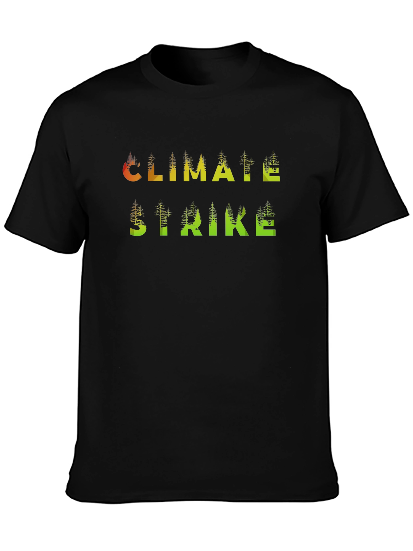 Climate Strike Tree Graphic T-Shirt