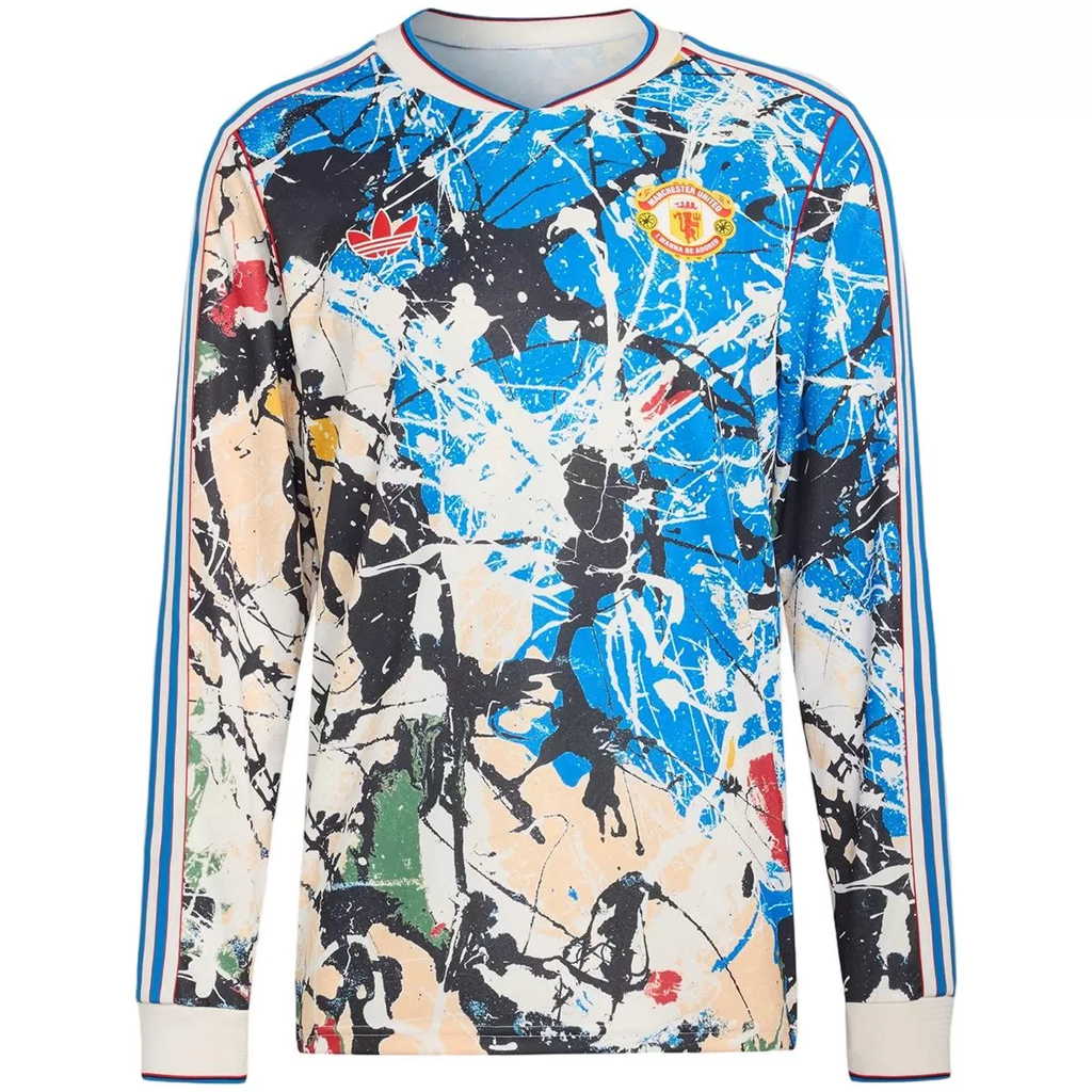 Manchester United Stone Roses Long Sleeve Jersey