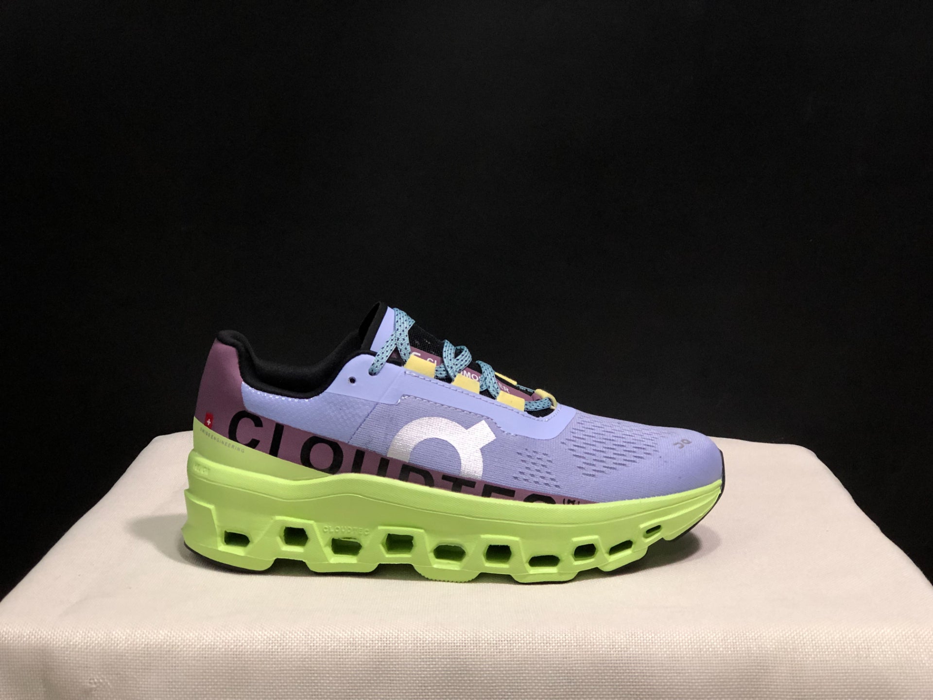 On Running Cloudmonster Sneakers Gray-purple | Yellow
