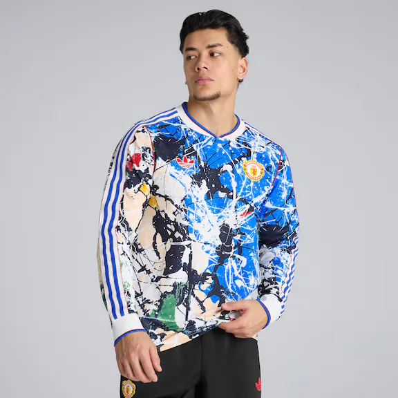 Manchester United Stone Roses Long Sleeve Jersey