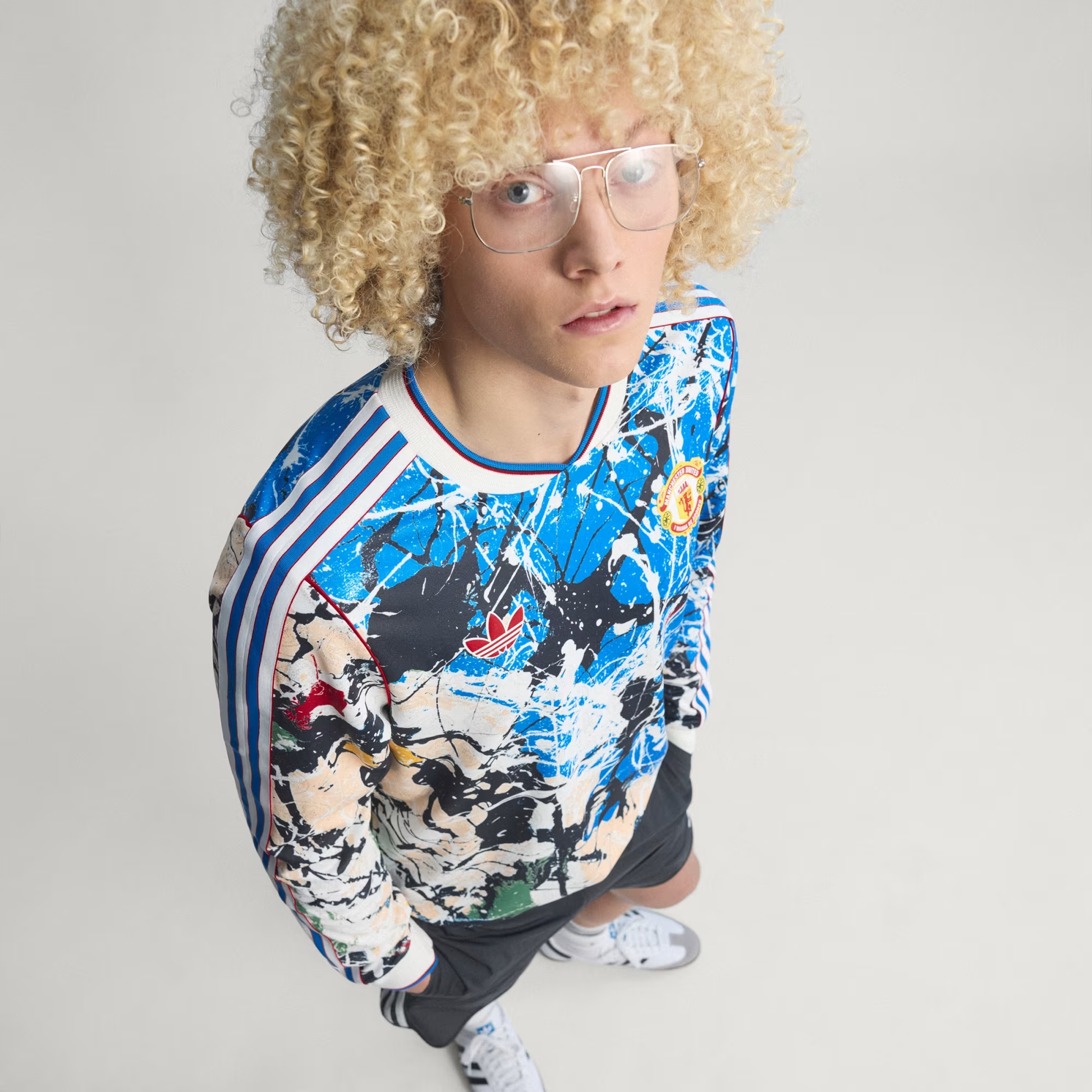 Manchester United Stone Roses Long Sleeve Jersey