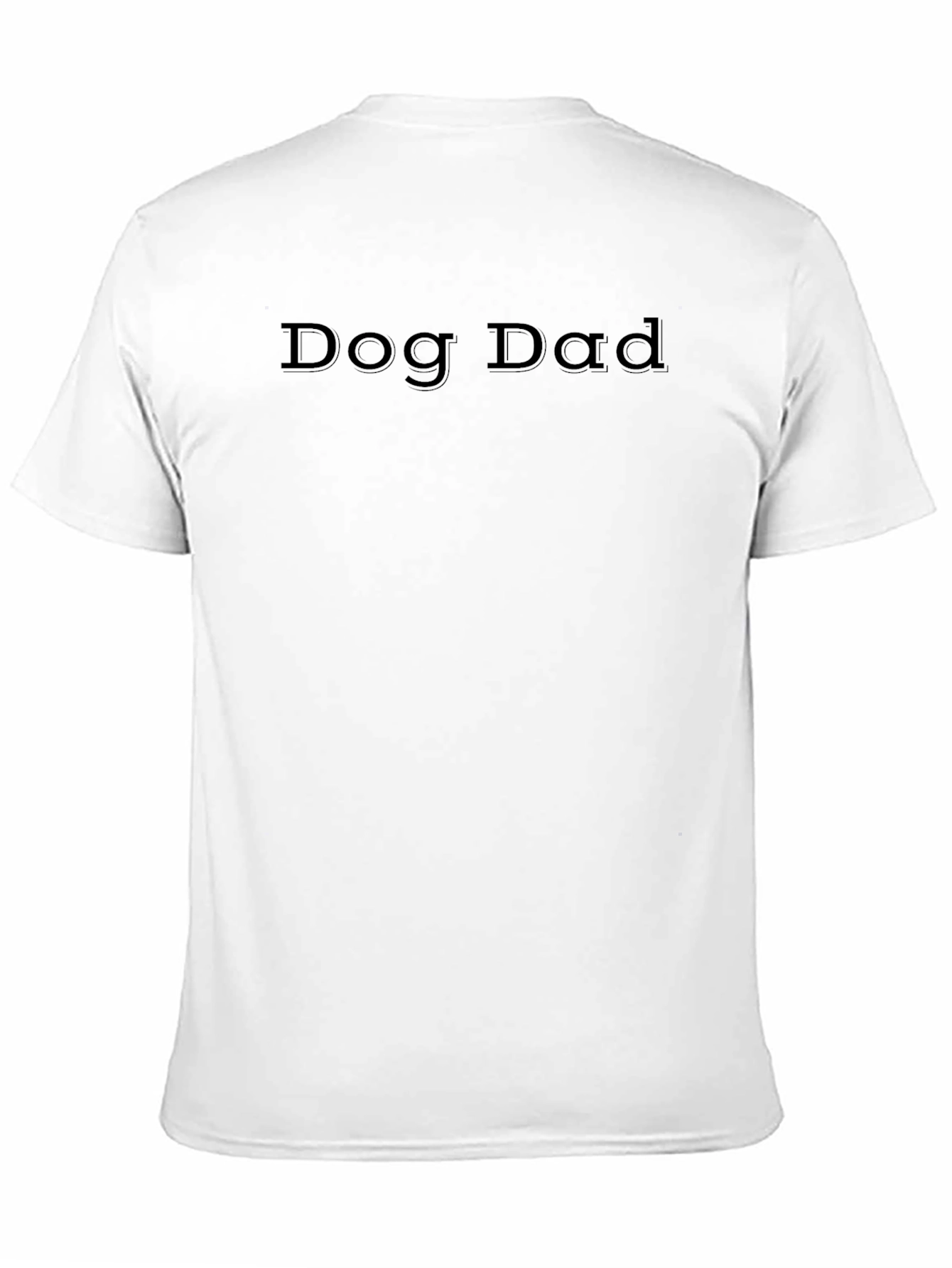 Dog Dad Black T-Shirt - Mens Casual Tee