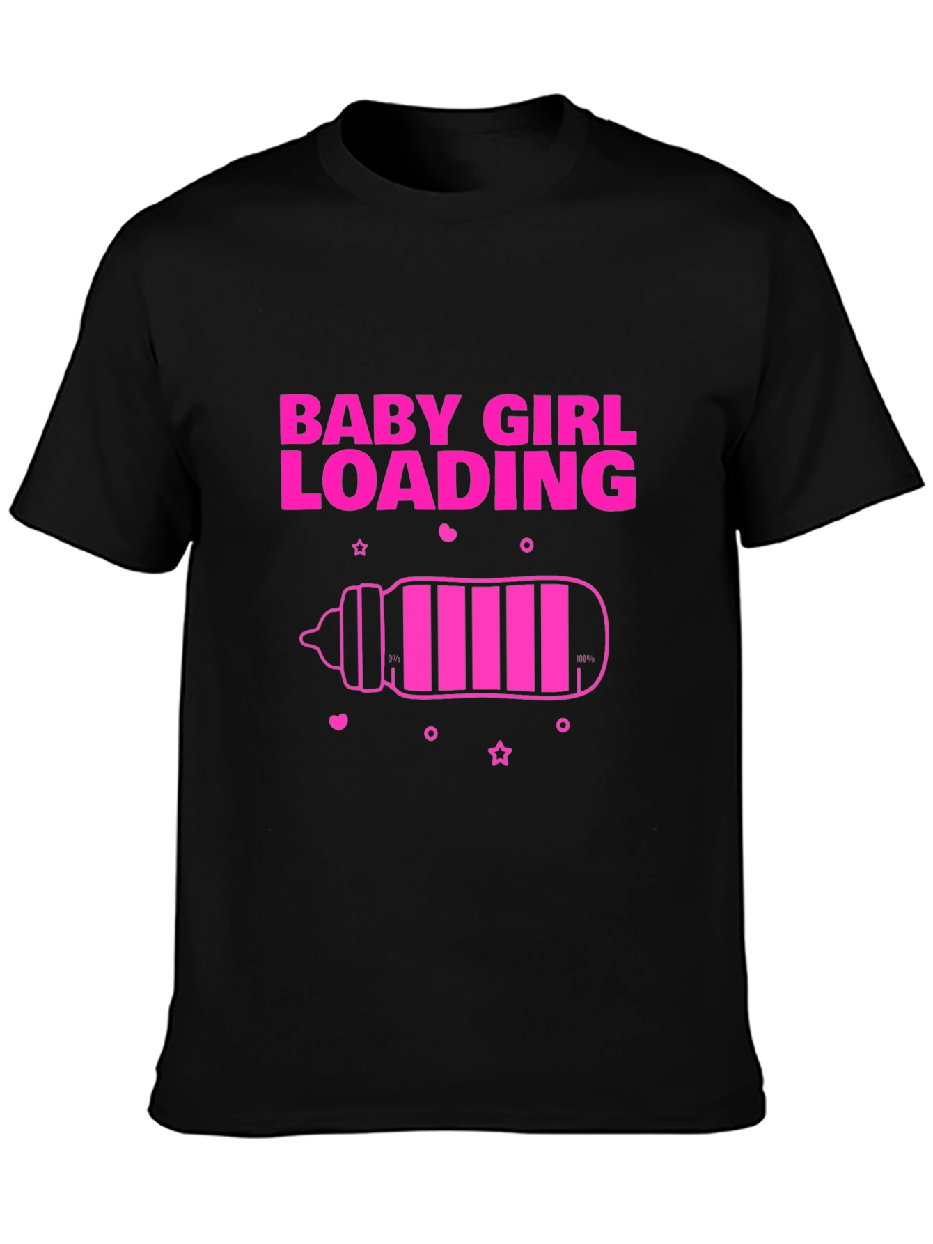 Baby Girl Loading T-Shirt - New Parent Gift