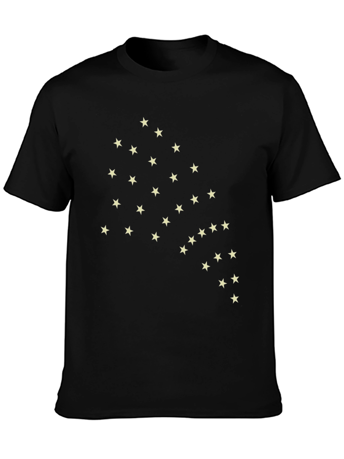 Starry Night Tee - Black Cotton Blend