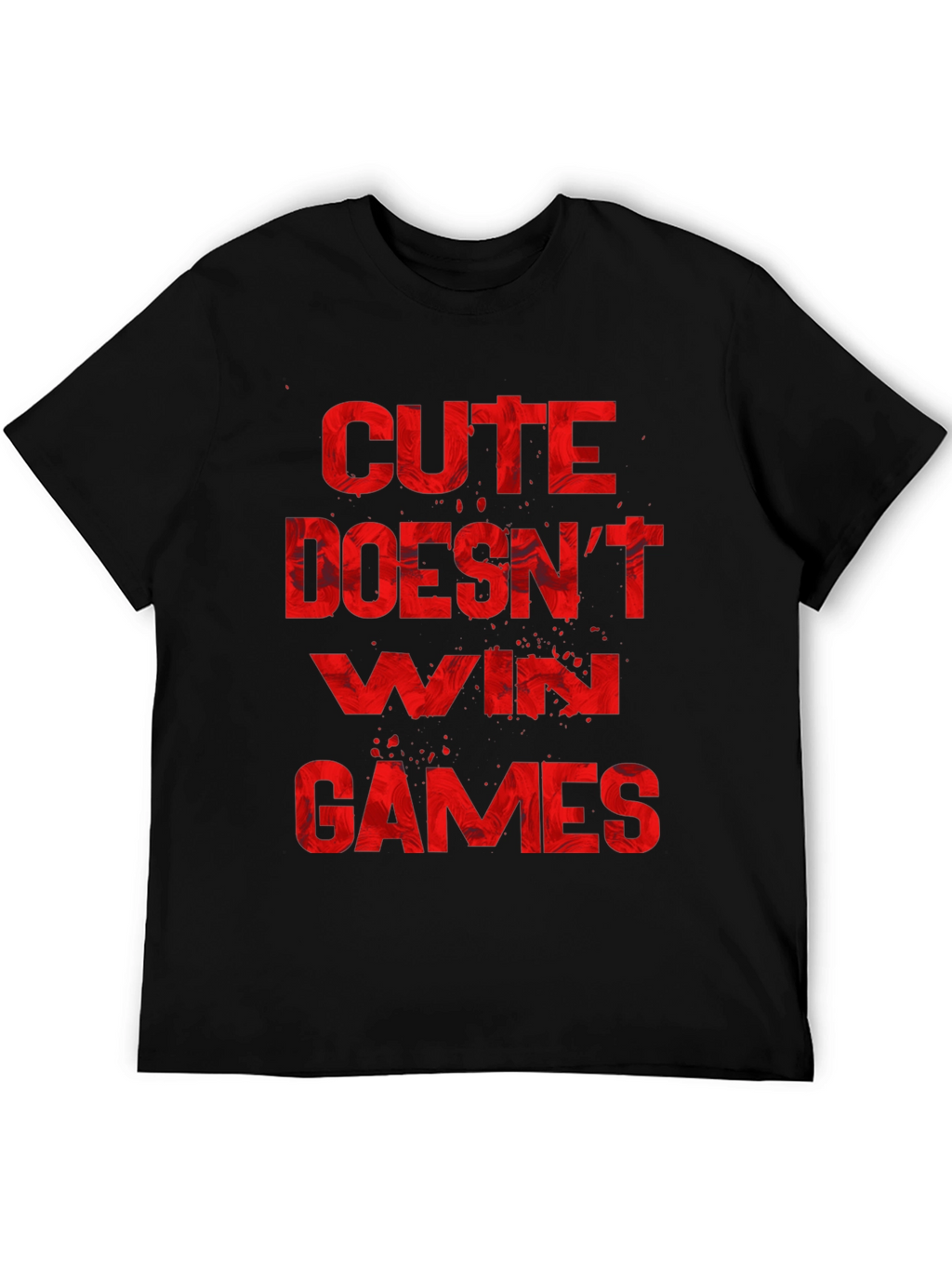Cute Doesnt Win Games Graphic Tee