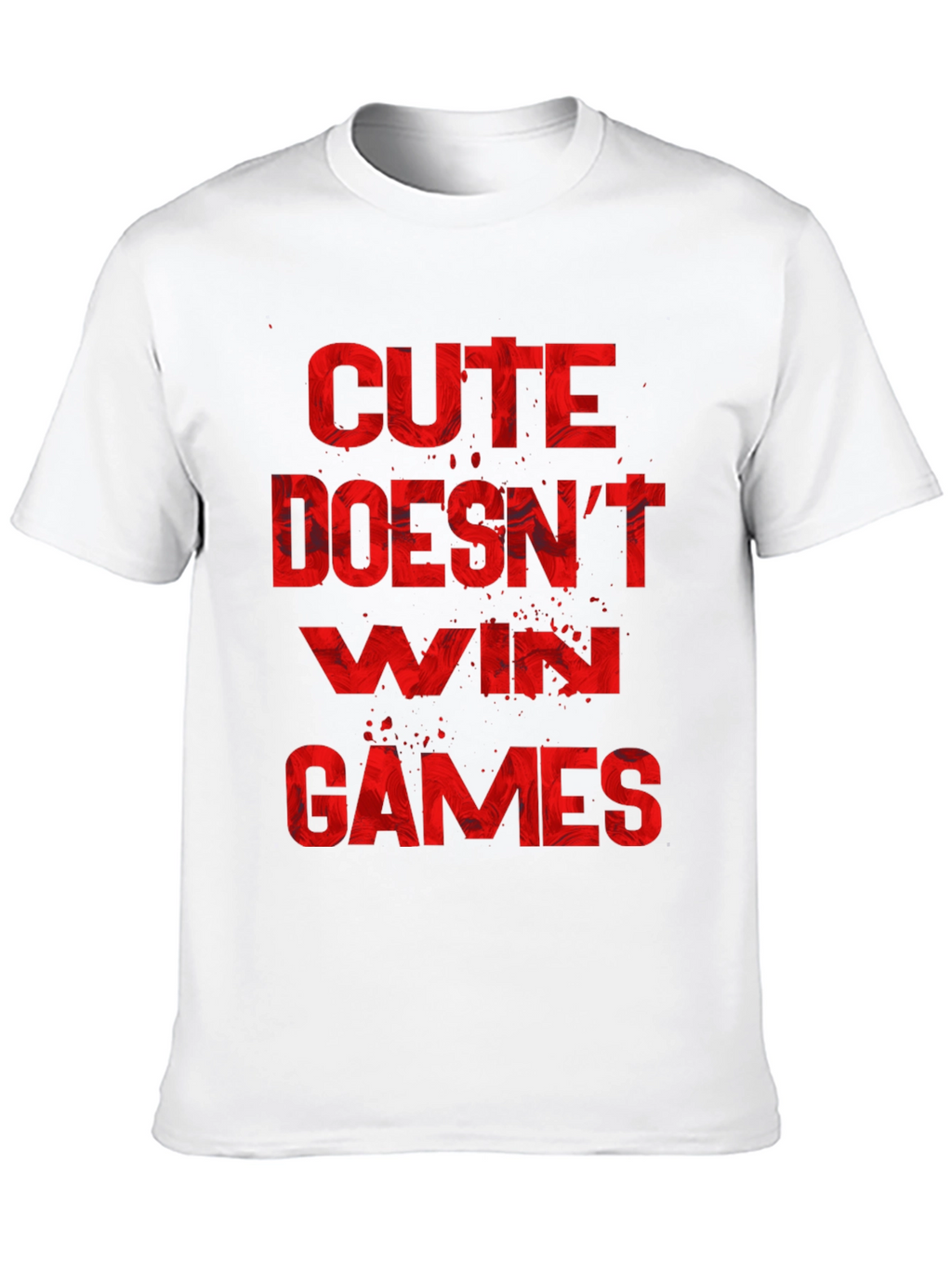 Cute Doesnt Win Games Graphic Tee