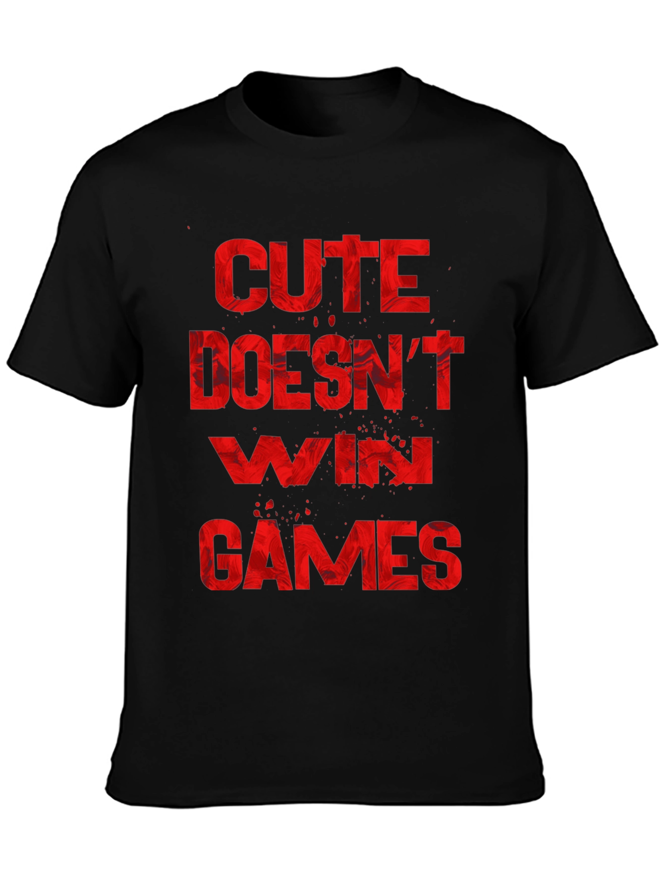Cute Doesnt Win Games Graphic Tee