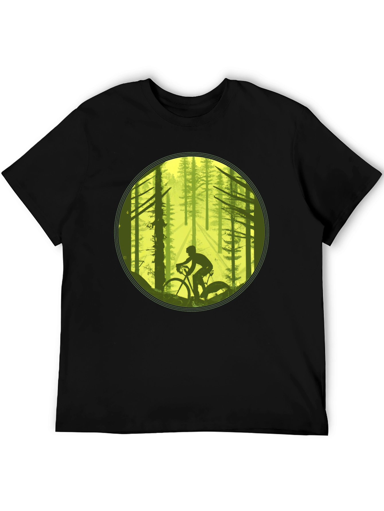 Biker in the Woods Graphic Tee