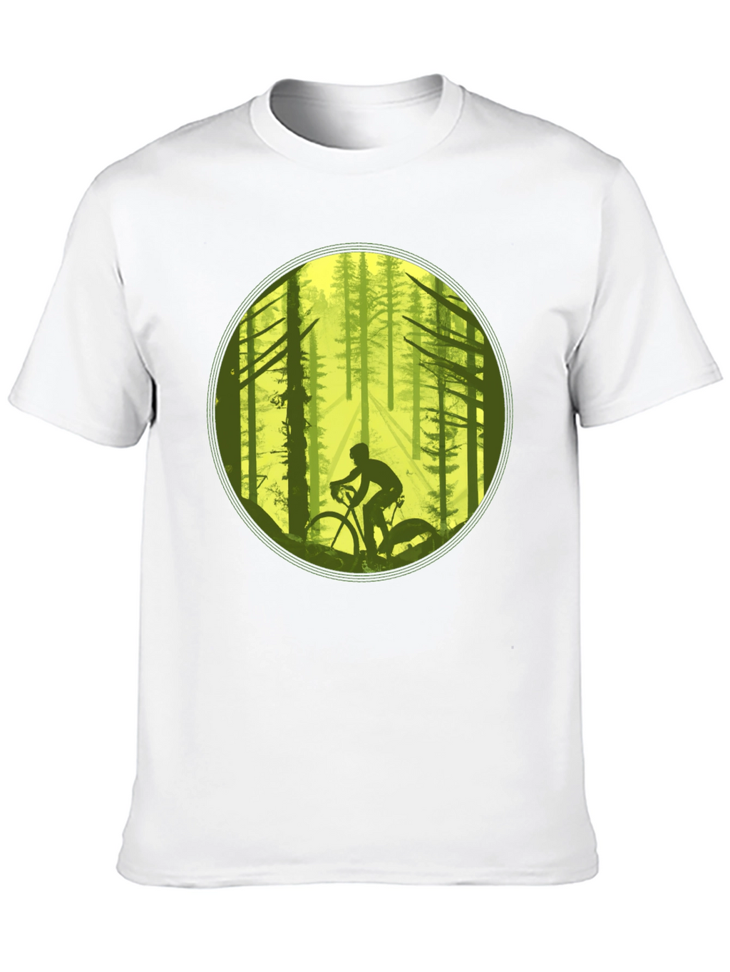 Biker in the Woods Graphic Tee