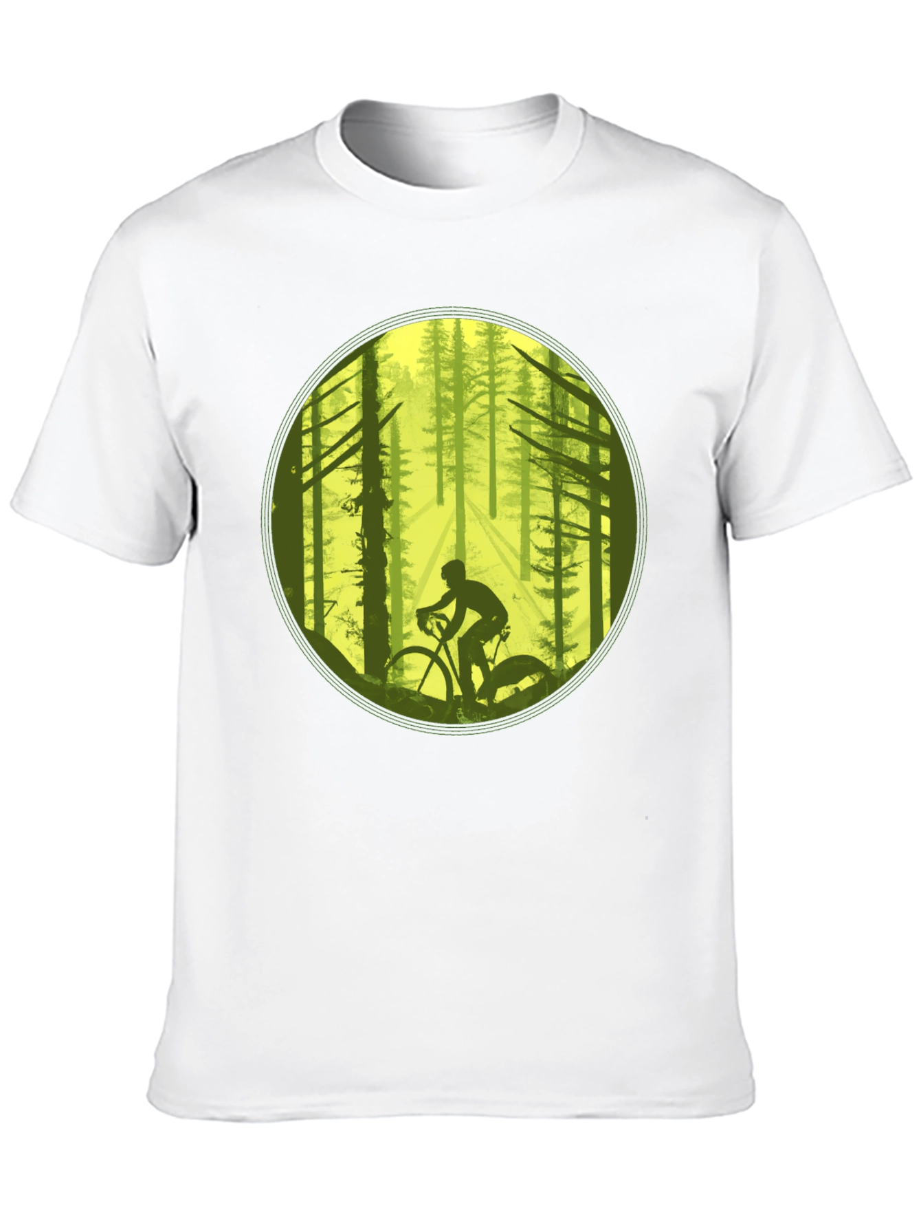 Biker in the Woods Graphic Tee