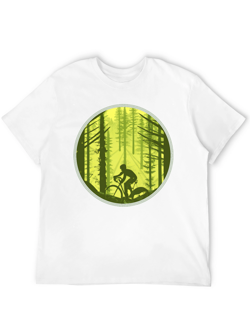 Biker in the Woods Graphic Tee