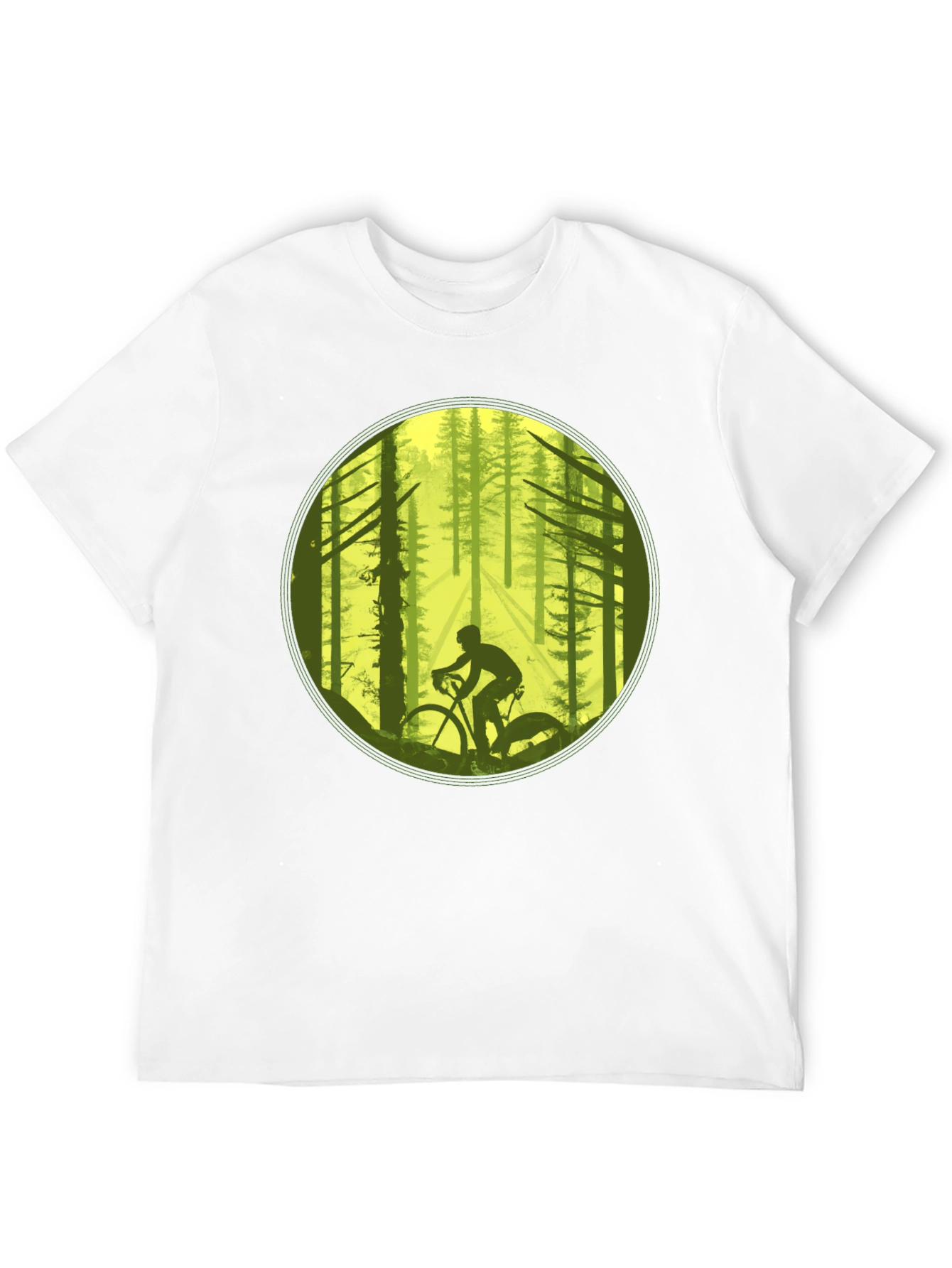 Biker in the Woods Graphic Tee