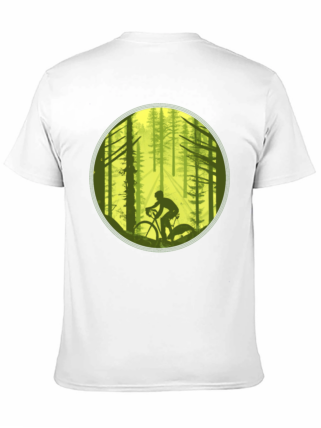 Biker in the Woods Graphic Tee