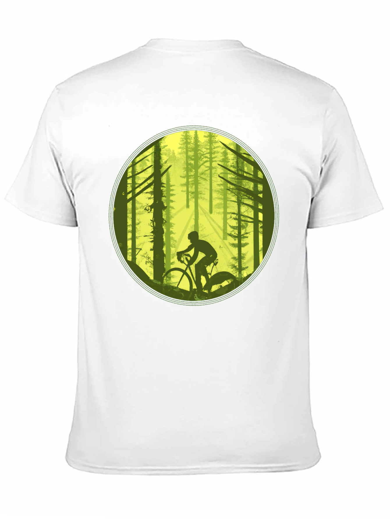 Biker in the Woods Graphic Tee